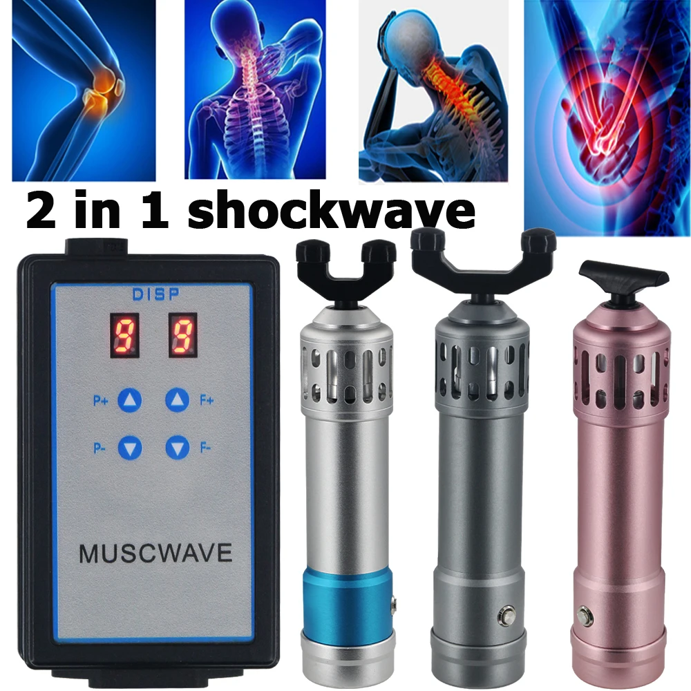2 in 1 Shockwave Therapy Machine Chiropractic Gun for Effective Function Pain Relief Body Massage Treatment Shock Wave Massager
2 in 1 Shockwave Therapy Machine Chiropractic Gun for Effective Function Pain Relief Body Massage Treatment Shock Wave Massager