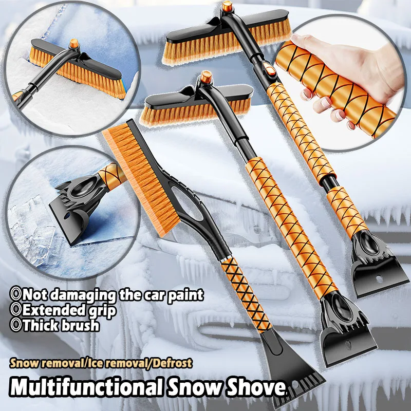 Car snow shovel, window glass scraper, ice shovel, snow sweeper, defrost tool, winter multi-functional snow clearing tool
Car snow shovel, window glass scraper, ice shovel, snow sweeper, defrost tool, winter multi-functional snow clearing tool