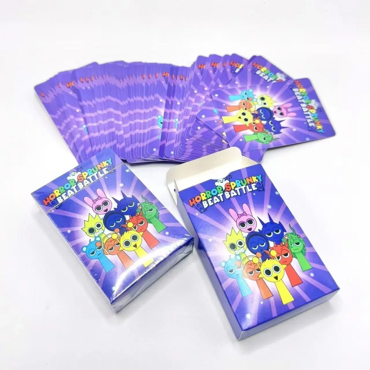 54pcs box Sprunki Double Sided Printing Card Cartoon Lomo Cards HD Photocard Kids Gift Collection Cards
54pcs box Sprunki Double Sided Printing Card Cartoon Lomo Cards HD Photocard Kids Gift Collection Cards