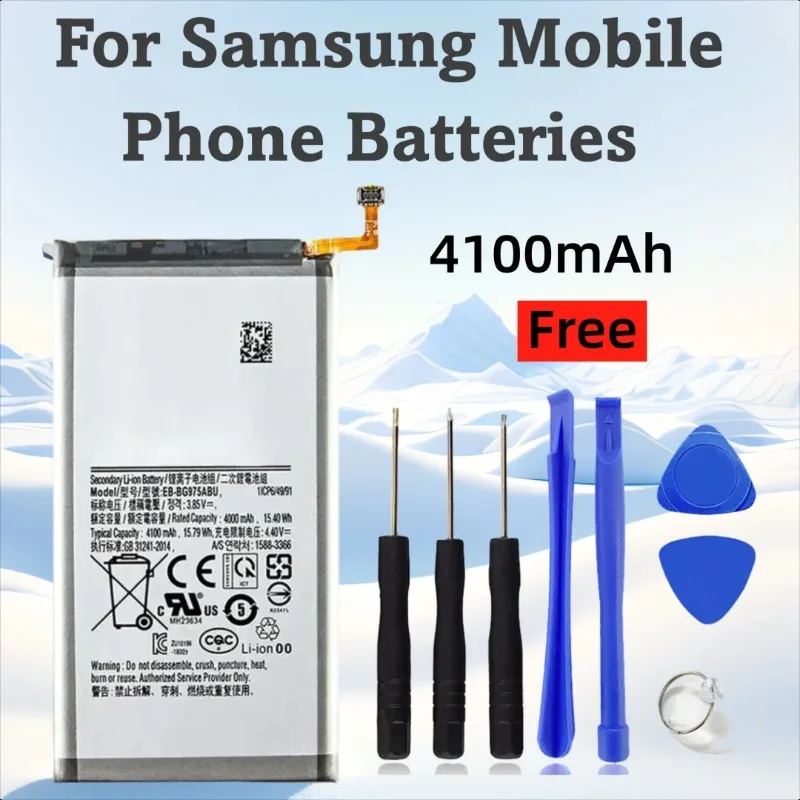 EB - BG977ABU for Samsung S10 5G/SM - G977/S10E BG975 BG970 BG973 Mobile Phone Batteries
EB - BG977ABU for Samsung S10 5G/SM - G977/S10E BG975 BG970 BG973 Mobile Phone Batteries