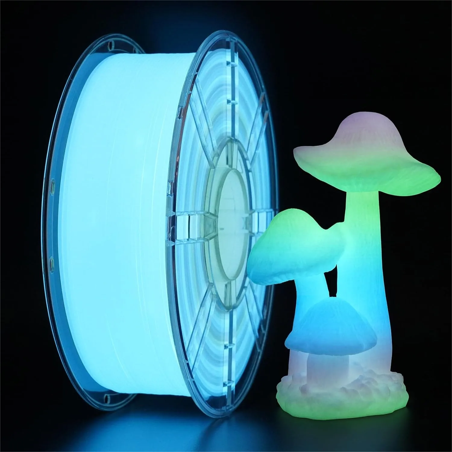 Glow in the Dark Rainbow PLA Filament 1.75mm 1KG Multicolor 3D Printer Filament with Dimensional Accuracy +/-0.03mm
Glow in the Dark Rainbow PLA Filament 1.75mm 1KG Multicolor 3D Printer Filament with Dimensional Accuracy +/-0.03mm