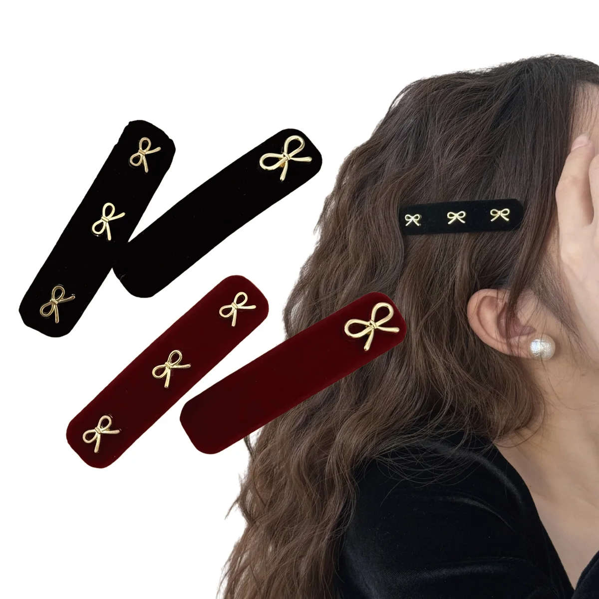 Hair Bow Clips for Women Velvet Folding Clip Cute Designer Vintage Trendy Headwear Spring Solid Color Daily Use Hair Accessory
Hair Bow Clips for Women Velvet Folding Clip Cute Designer Vintage Trendy Headwear Spring Solid Color Daily Use Hair Accessory