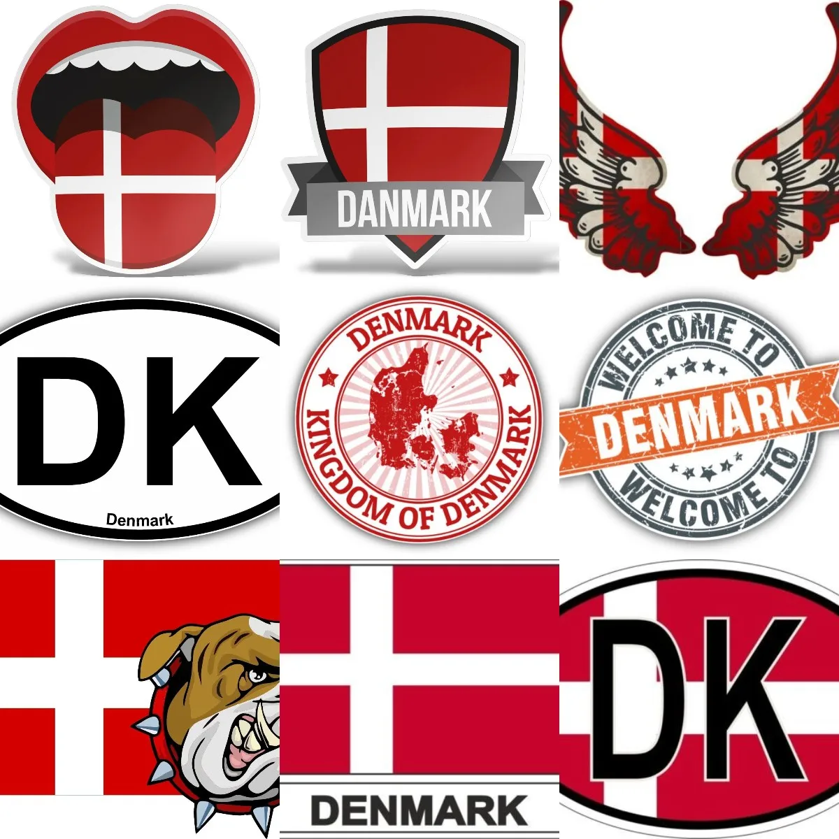 DK Denmark Flag Emblem PVC Stickers for Decorate Truck Car Motorcycle Laptop Camper Bicycle Wall Off-road Van Decal Accessories
DK Denmark Flag Emblem PVC Stickers for Decorate Truck Car Motorcycle Laptop Camper Bicycle Wall Off-road Van Decal Accessories