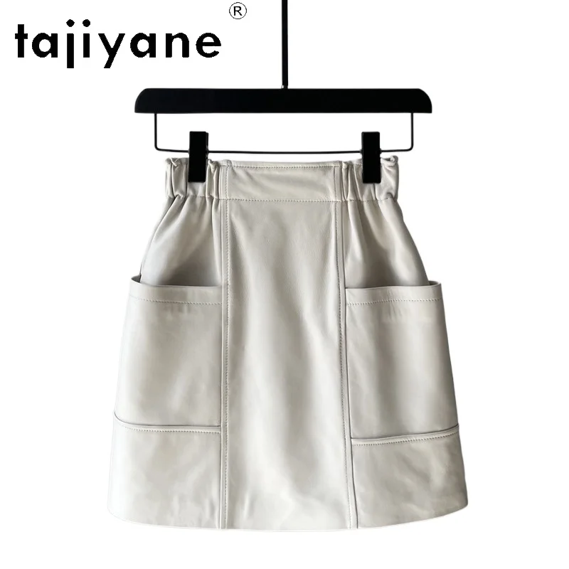 TAJIYANE Real Sheepskin Leather Mini Skirts for Women High Waist Big Pockets Pencil Skirt Fashion Skirts Women Clothes 2026 юбка
TAJIYANE Real Sheepskin Leather Mini Skirts for Women High Waist Big Pockets Pencil Skirt Fashion Skirts Women Clothes 2026 юбка