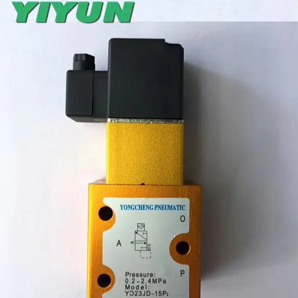 YO23JD-15P2 YO23JD-15 YC23JD-8 YONGCHENG Двупозиционный трехходовой электромагнитный клапан высокого давления, аксессуары для продувочного клапана
YO23JD-15P2 YO23JD-15 YC23JD-8 YONGCHENG Двупозиционный трехходовой электромагнитный клапан высокого давления, аксессуары для продувочного клапана