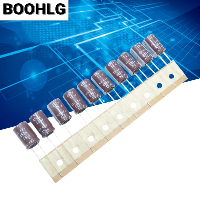 10PCS 10UF 450V black diamond electrolytic capacitor 450V 10UF high frequency low resistance
10PCS 10UF 450V black diamond electrolytic capacitor 450V 10UF high frequency low resistance