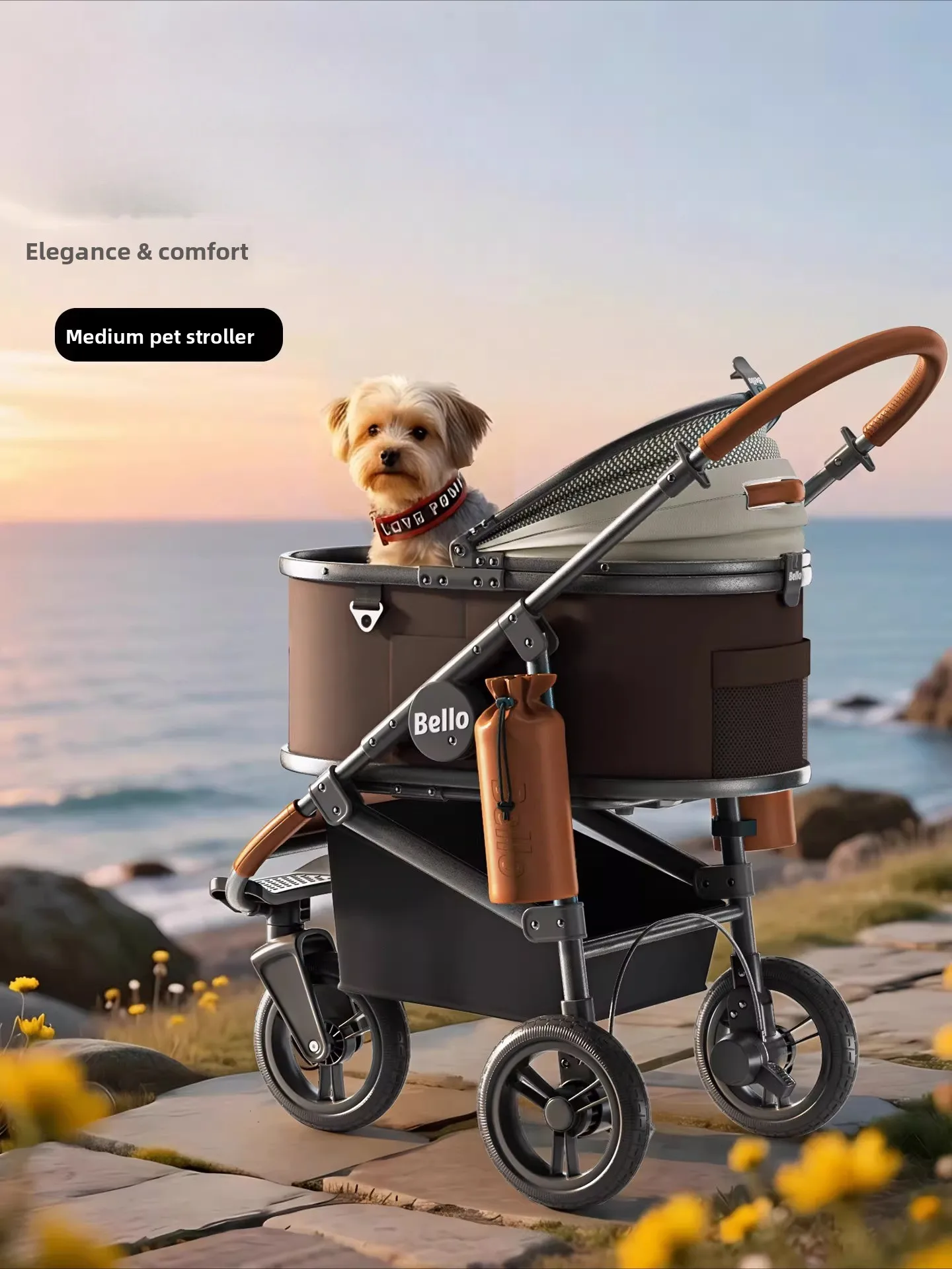 Premium Pet Stroller for Cats Small Dogs Detachable 3 Wheel Outdoor Dog Cart
Premium Pet Stroller for Cats Small Dogs Detachable 3 Wheel Outdoor Dog Cart