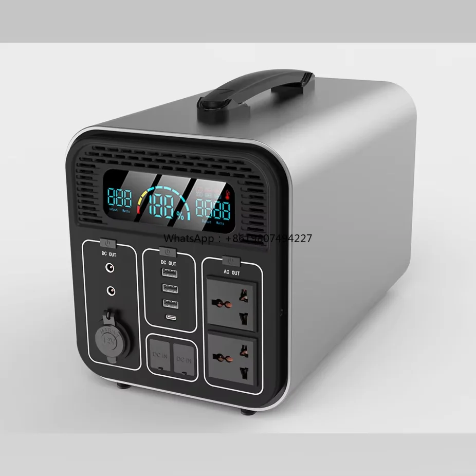 Портативная солнечная литий-ионная MPPT-станция 1500-2500 Вт (пиковая мощность) для автомобиля, дома, кемпинга, аварийного резервного питания, с фонариком 200 Вт и чистой синусоидальной волной
Портативная солнечная литий-ионная MPPT-станция 1500-2500 Вт (пиковая мощность) для автомобиля, дома, кемпинга, аварийного резервного питания, с фонариком 200 Вт и чистой синусоидальной волной
