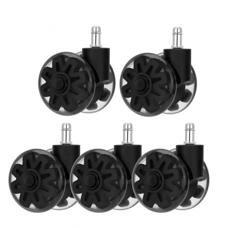 (5 Packs) Office Chair Wheels Replacement 3 Inch M11 Heavy Duty Caster Wheels Quick & Quiet Rolling Chair Casters Universal Fit
(5 Packs) Office Chair Wheels Replacement 3 Inch M11 Heavy Duty Caster Wheels Quick & Quiet Rolling Chair Casters Universal Fit