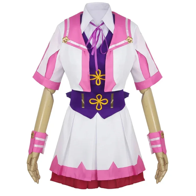 Аниме Umamusume Pretty Derby Special Week Костюм Парик Шляпа Косплей Лошадь Девушки Одежда на Хэллоуин Униформа F4;v'5,f;6.j;8'
Аниме Umamusume Pretty Derby Special Week Костюм Парик Шляпа Косплей Лошадь Девушки Одежда на Хэллоуин Униформа F4;v'5,f;6.j;8'