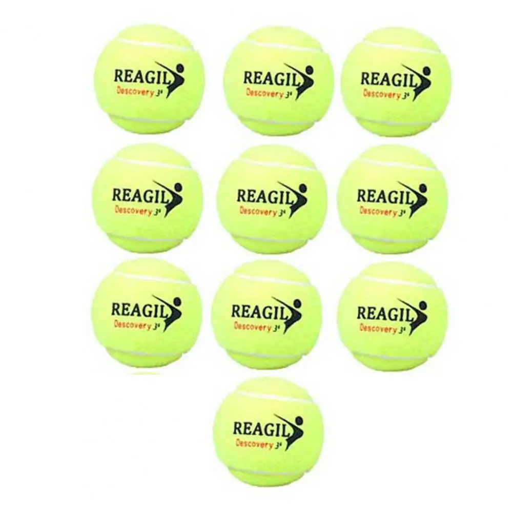 10Pcs Tennis Ball High Elasticity Long-lasting Wear-resistant Durable Training Game Yellow High Bounce Practice Tennis Ball
10Pcs Tennis Ball High Elasticity Long-lasting Wear-resistant Durable Training Game Yellow High Bounce Practice Tennis Ball