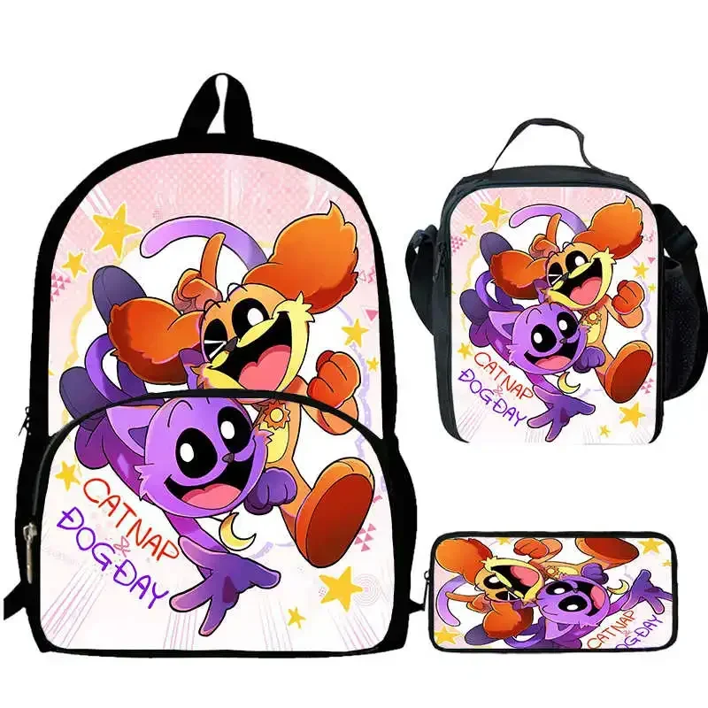 3Pcs Set Cartoon School Primary With Lunch Pencil Bags ,Large Smile Anime Critters Children Backpack For Schoo MN3
3Pcs Set Cartoon School Primary With Lunch Pencil Bags ,Large Smile Anime Critters Children Backpack For Schoo MN3
