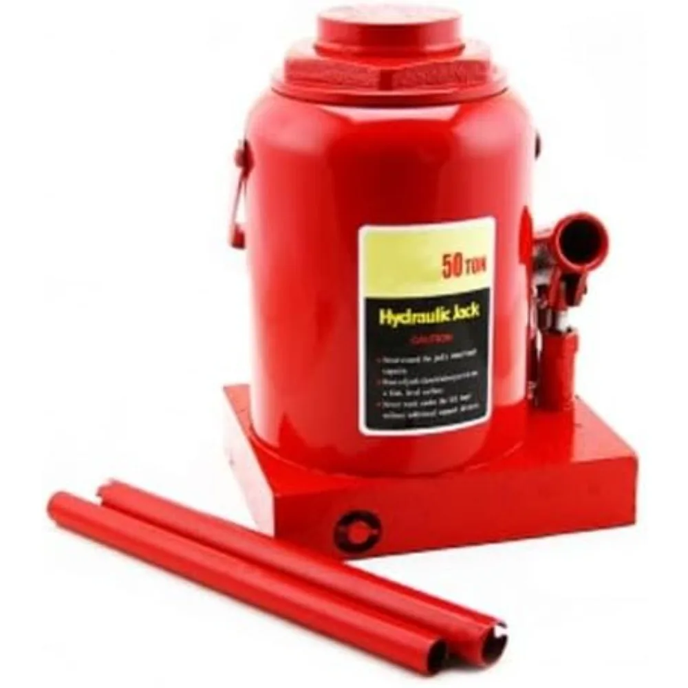 50-тонный гидравлический домкрат для бутылок для автомобильного низкопрофильного подъема оси и использования в магазине (красный) 
50-тонный гидравлический домкрат для бутылок для автомобильного низкопрофильного подъема оси и использования в магазине (красный)