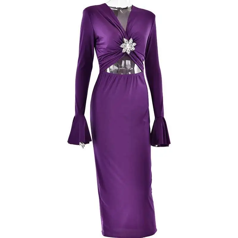 Новое платье макси с расклешенными рукавами и полым дизайном, летнее платье с высокой талией и запахом на бедрах, сексуальное элегантное вечернее платье для похудения
Новое платье макси с расклешенными рукавами и полым дизайном, летнее платье с высокой талией и запахом на бедрах, сексуальное элегантное вечернее платье для похудения