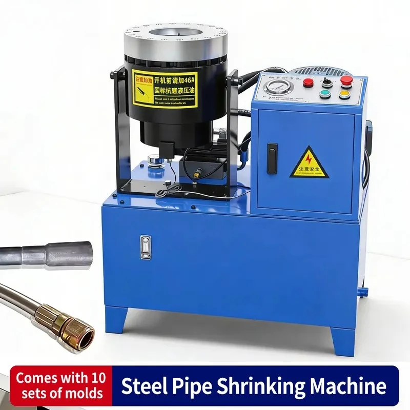 Hydraulic Hose Crimper Machine with Adjustable Head 6-80mm Crimping Tool and 0-10 Sets of Dies for High Pressure Pipe Tube
Hydraulic Hose Crimper Machine with Adjustable Head 6-80mm Crimping Tool and 0-10 Sets of Dies for High Pressure Pipe Tube