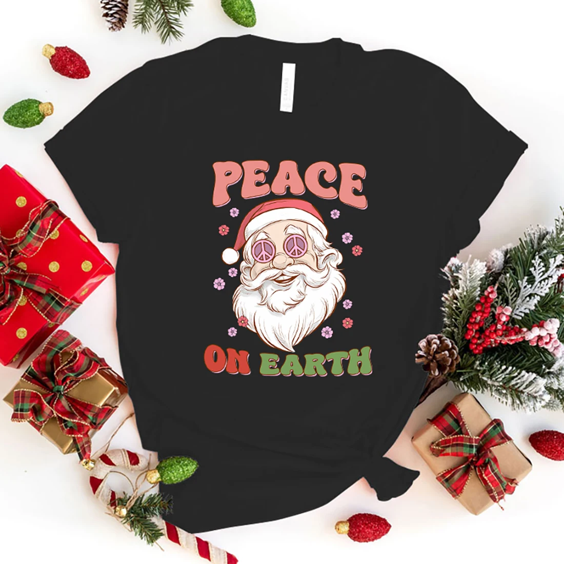New Hot Christmas Peace On Earth T-Shirts Fashion Women Girls Tee Shirt Unisex Casual Short Sleeve Round Neck Tops T-Shirts
New Hot Christmas Peace On Earth T-Shirts Fashion Women Girls Tee Shirt Unisex Casual Short Sleeve Round Neck Tops T-Shirts