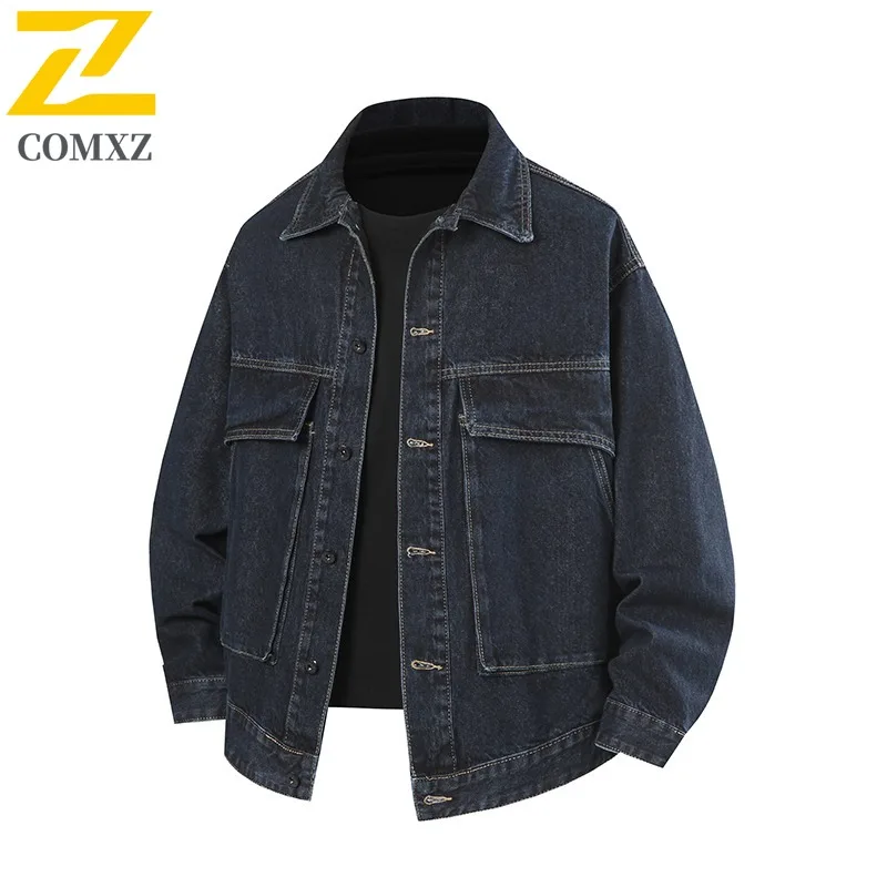 COMXZ Mens Vintage Denim Jacket Waterproof Windproof Retro American Style Workwear Coat Distressed Casual Streetwear Outerwear
COMXZ Mens Vintage Denim Jacket Waterproof Windproof Retro American Style Workwear Coat Distressed Casual Streetwear Outerwear