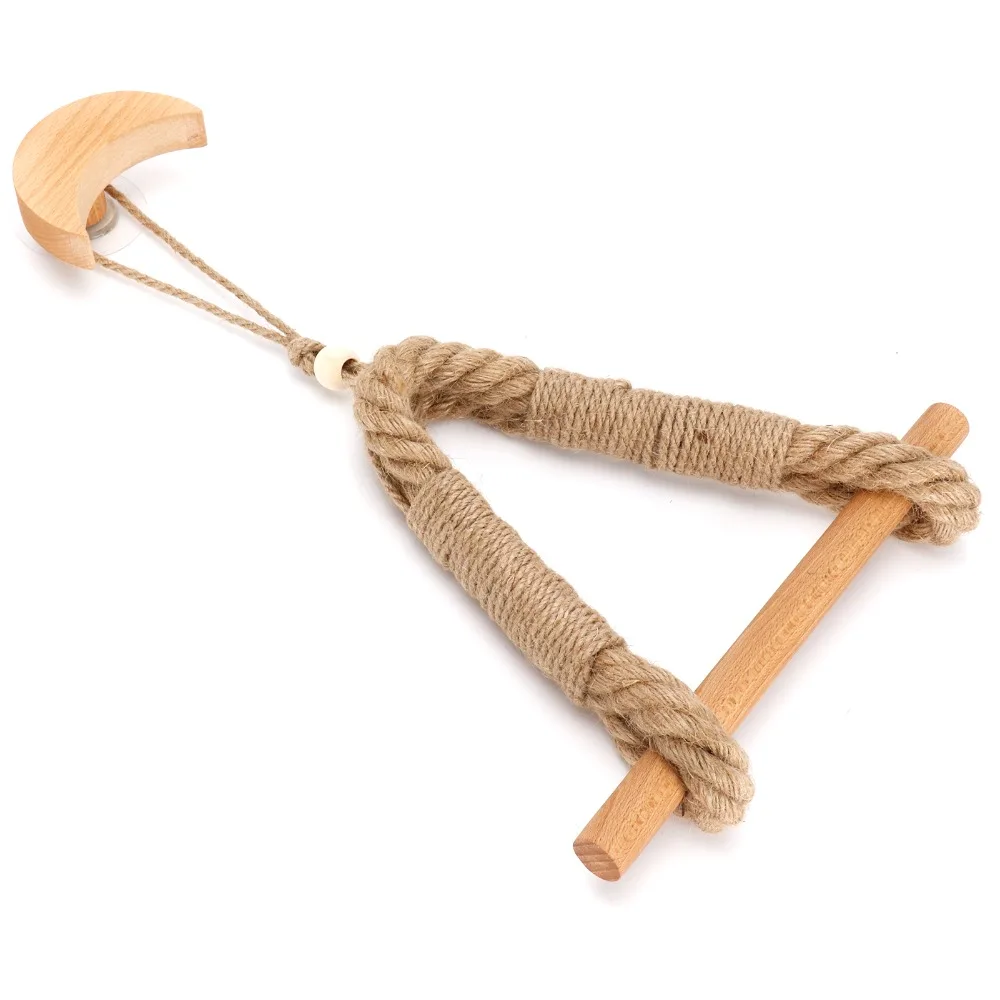 Hemp Rope Wood Toilet Paper Holder Adjustable Tightness Creative Paper Towel Holder Easy Installation Wall-Mounted
Hemp Rope Wood Toilet Paper Holder Adjustable Tightness Creative Paper Towel Holder Easy Installation Wall-Mounted