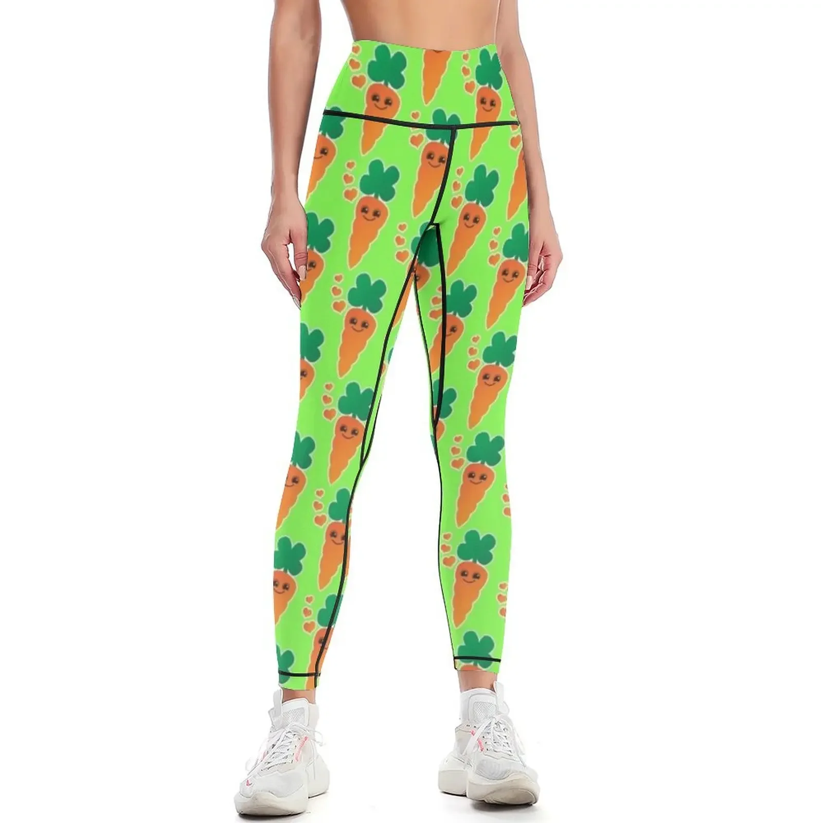 Cute kawaii orange carrot with cute hearts Leggings sport set Women's pants Women sports Women's gym Womens Leggings 
Cute kawaii orange carrot with cute hearts Leggings sport set Women's pants Women sports Women's gym Womens Leggings