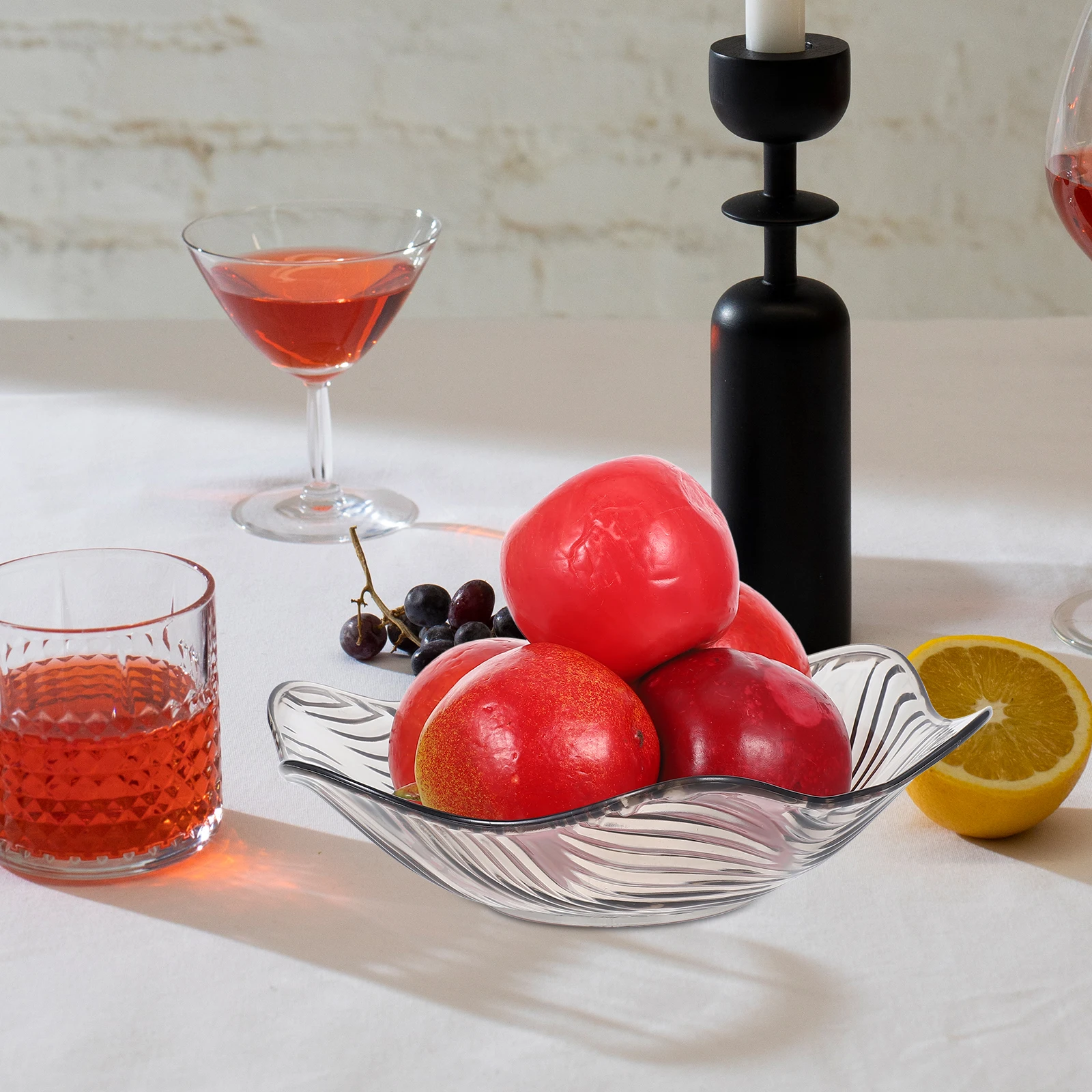Crystal Fruit Plate Material Honeycomb Design Snack Tray Space Saving Dish Plastic Fruit Basket Vegetable Bread Pastry
Crystal Fruit Plate Material Honeycomb Design Snack Tray Space Saving Dish Plastic Fruit Basket Vegetable Bread Pastry