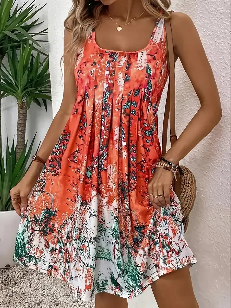 Женское модное повседневное платье без рукавов размера плюс 1XL-5XL с тропическим цветочным принтом, сарафан, женское богемное пляжное платье, халат
Женское модное повседневное платье без рукавов размера плюс 1XL-5XL с тропическим цветочным принтом, сарафан, женское богемное пляжное платье, халат