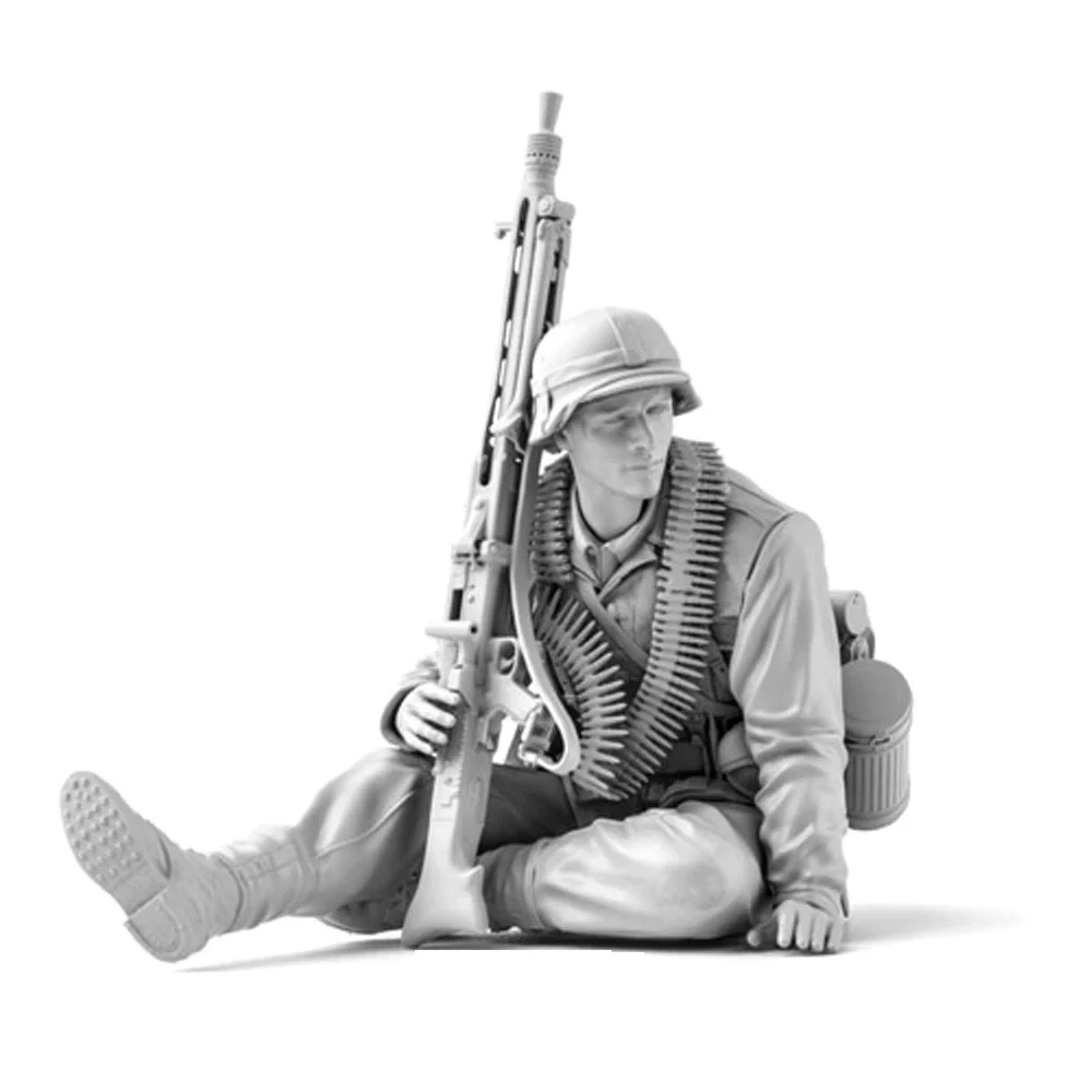 1/16 WWII Infantry MG42 Gunner, GM, Resin Model figure soldier, Military themes, Unassembled and unpainted kit
1/16 WWII Infantry MG42 Gunner, GM, Resin Model figure soldier, Military themes, Unassembled and unpainted kit