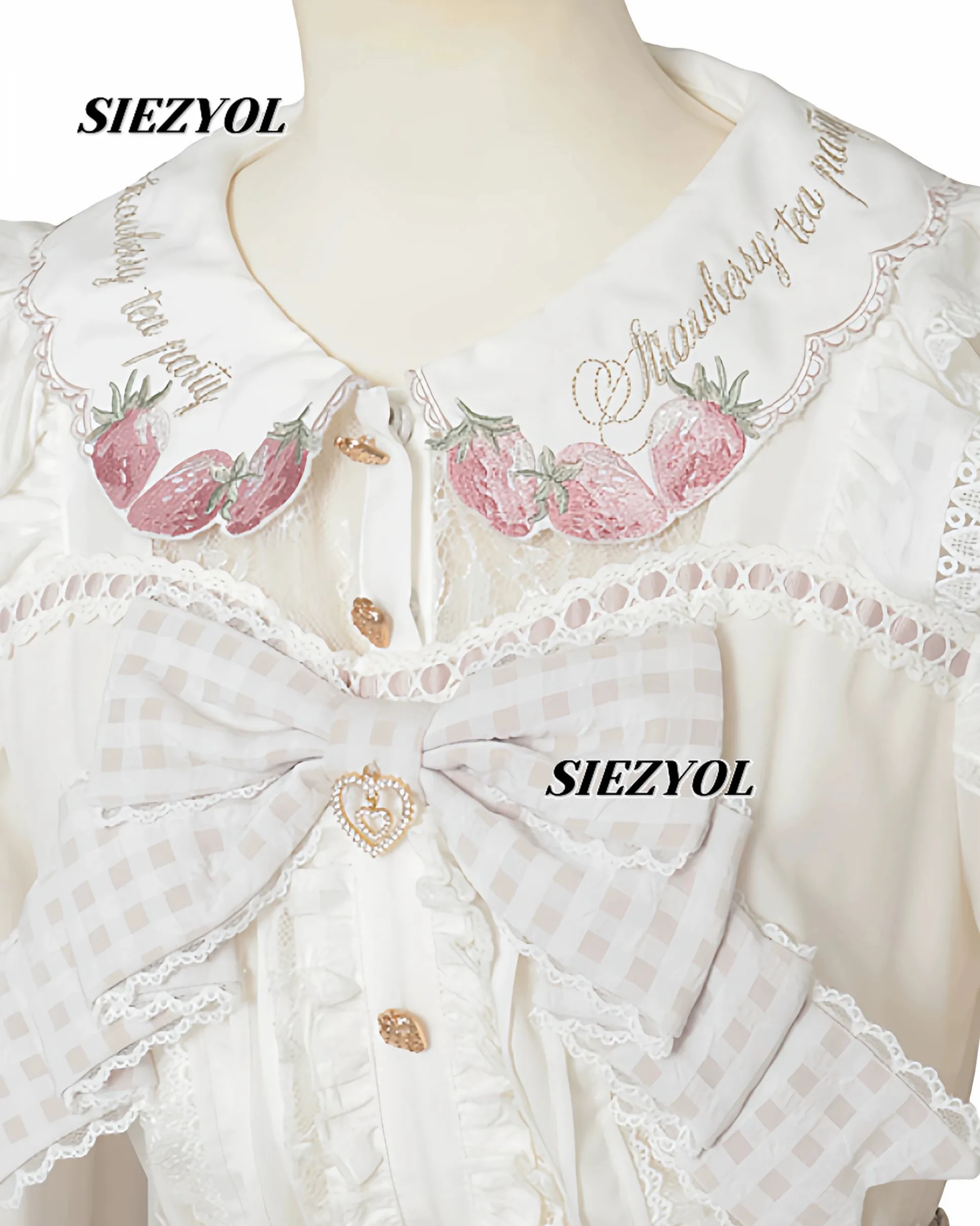 Liz Style 2026 Summer New Lolita Strawberry Embroidery Blouse Women Girls Kawaii Cute Short Sleeve Shirt White Top Ladies
Liz Style 2026 Summer New Lolita Strawberry Embroidery Blouse Women Girls Kawaii Cute Short Sleeve Shirt White Top Ladies