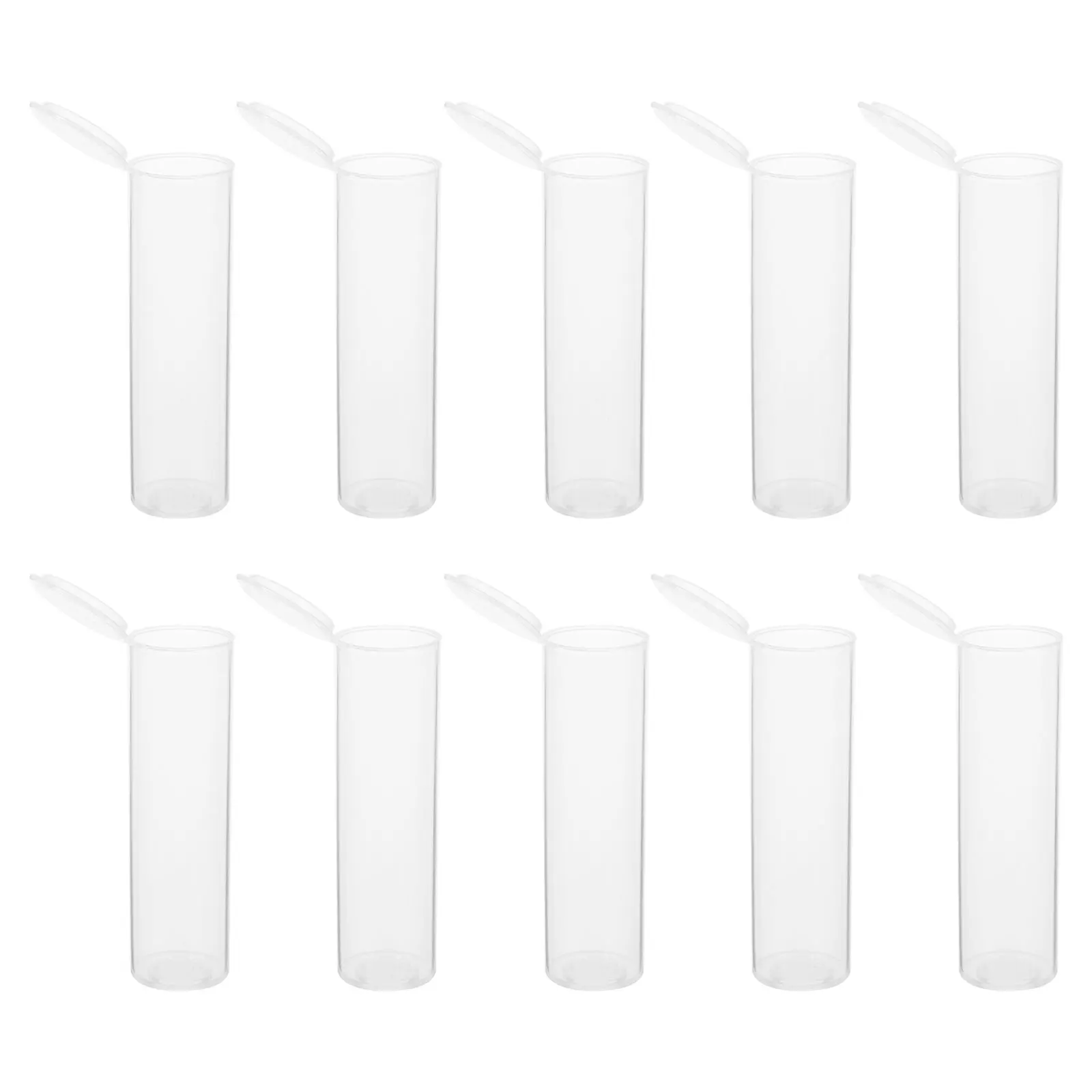 30 Pcs Cylinder Flip-top Storage Container Travel Pp Clear Plastic Tubes with Caps
30 Pcs Cylinder Flip-top Storage Container Travel Pp Clear Plastic Tubes with Caps