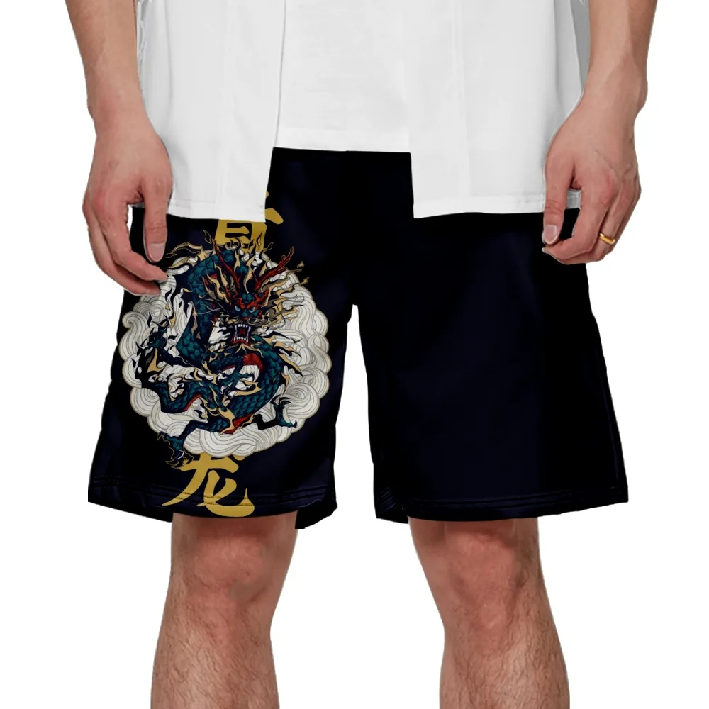 Quick Dry Gym Men Dragon Print Short Pants Summer Running Shorts Men Sports Jogging Fitness Shorts
Quick Dry Gym Men Dragon Print Short Pants Summer Running Shorts Men Sports Jogging Fitness Shorts