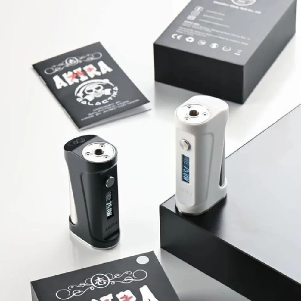 Original Ambition Mod AKIRA 75W MOD Ambition Mods AKIRA 75W Vape MOD 0.91OLED Screen 75w Vape Box Electronic Cigarettes Vape kit
Original Ambition Mod AKIRA 75W MOD Ambition Mods AKIRA 75W Vape MOD 0.91OLED Screen 75w Vape Box Electronic Cigarettes Vape kit