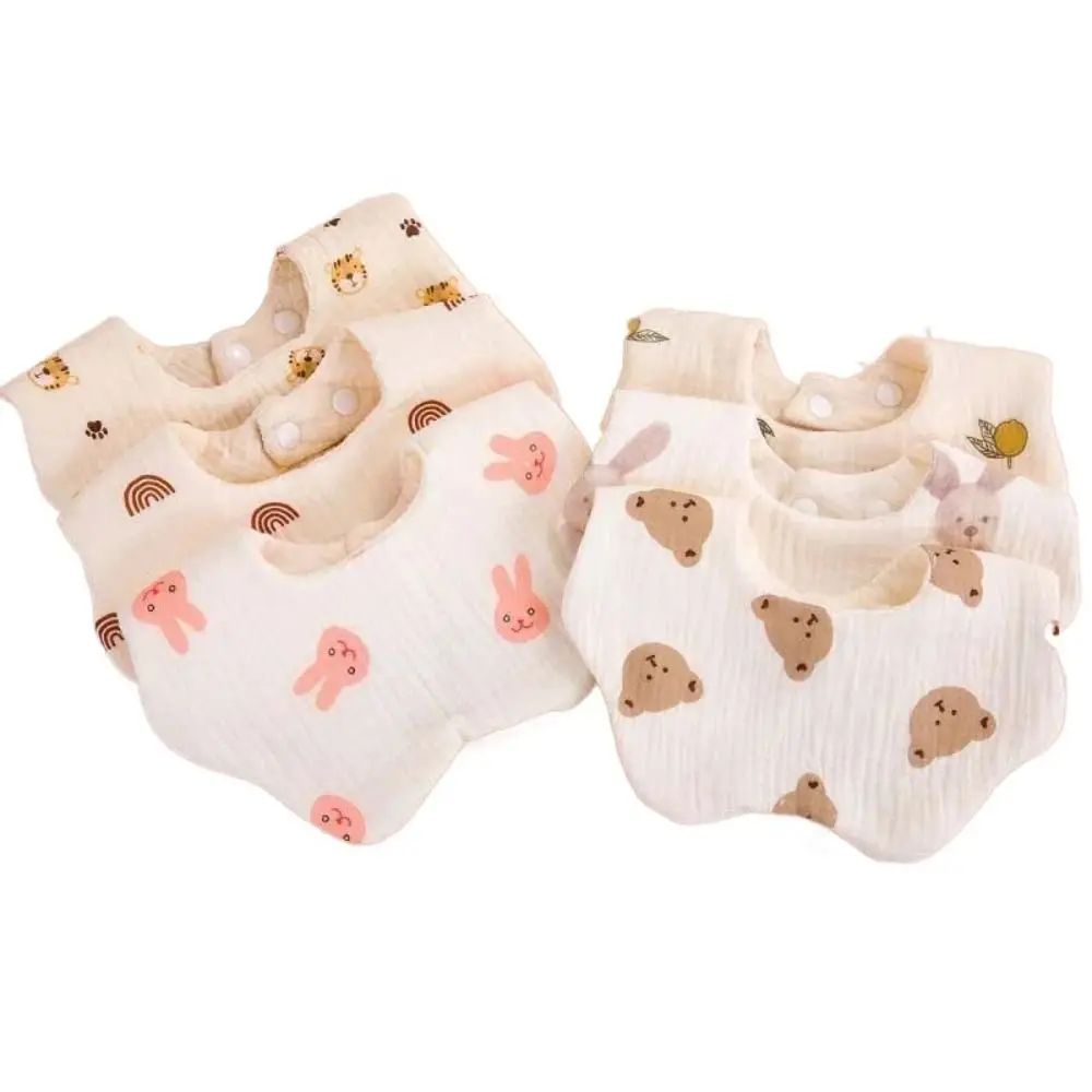 New Soft Pure Cotton Baby Bib 360 Rotatable Six-layer Printed Baby Bib Absorbent Infant Bib Daily Use
New Soft Pure Cotton Baby Bib 360 Rotatable Six-layer Printed Baby Bib Absorbent Infant Bib Daily Use