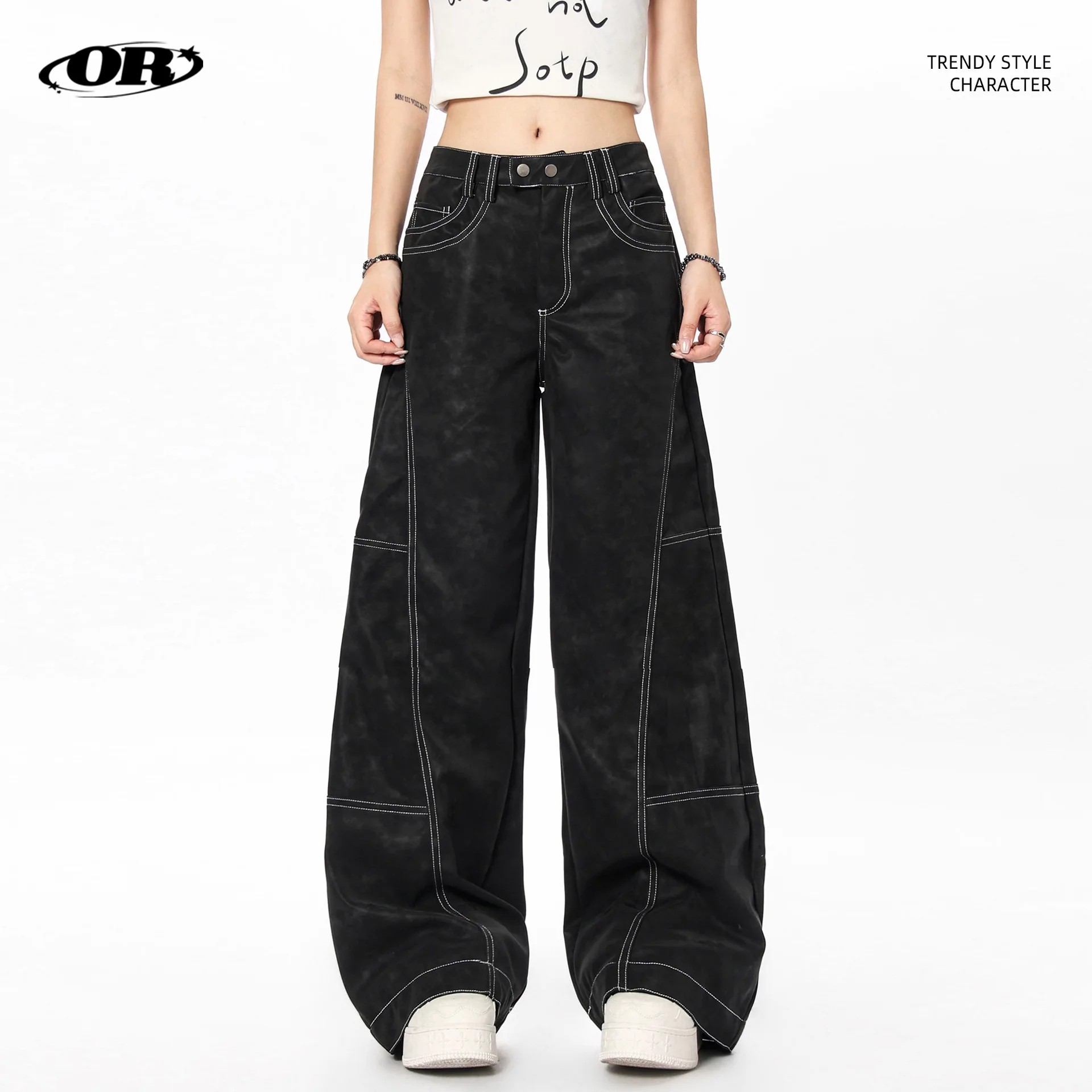 OR FL прозрачные нити, дизайн, мешковатые универсальные брюки, женские модные брендовые широкие прямые брюки Y2k
OR FL прозрачные нити, дизайн, мешковатые универсальные брюки, женские модные брендовые широкие прямые брюки Y2k