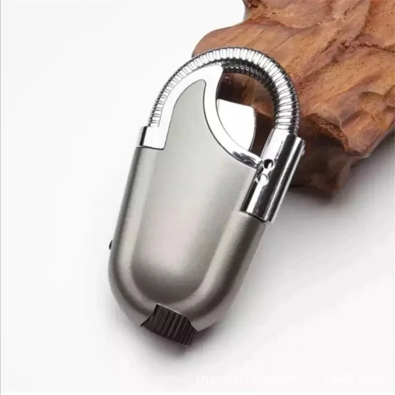 Windproof Flexible Cigar Butane Lighter Spray Gun Portable Jet Lighter Kitchen Outdoor Blue Flame Torch Gas Lighter
Windproof Flexible Cigar Butane Lighter Spray Gun Portable Jet Lighter Kitchen Outdoor Blue Flame Torch Gas Lighter