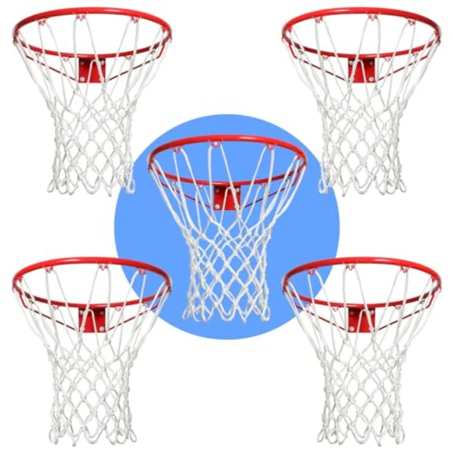 Basketball Net Outdoor, 7.16 oz 12 Loops Professional Heavy Duty Basketball Net Replacement, All Weather Anti Whip, Suitable fo
Basketball Net Outdoor, 7.16 oz 12 Loops Professional Heavy Duty Basketball Net Replacement, All Weather Anti Whip, Suitable fo