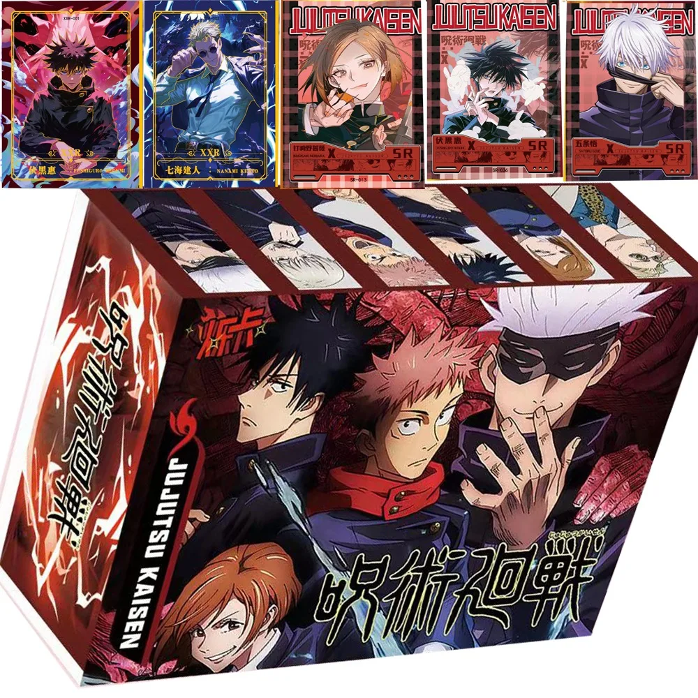 Genuine Jujutsu Kaisen Cards For Children First Shot Limited Number Fine Posters Original Hand Painting Hot Character Rare Cards
Genuine Jujutsu Kaisen Cards For Children First Shot Limited Number Fine Posters Original Hand Painting Hot Character Rare Cards
