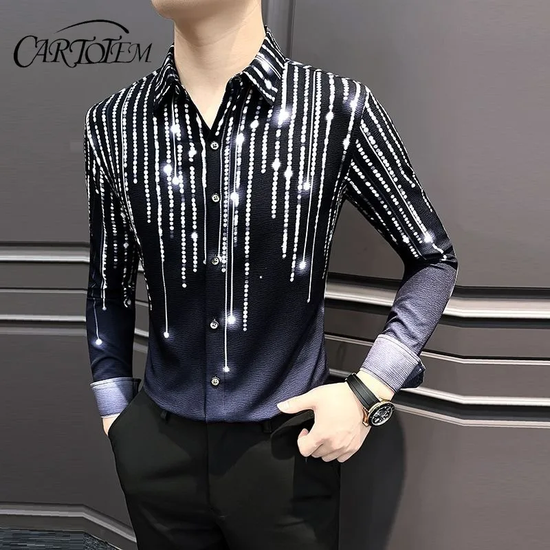 The New Men's Shirt Style Featuring A Floral Shirt Cool and Stylish Long-sleeved Hairstylist Trendy Men's Wear Brand Fashion
The New Men's Shirt Style Featuring A Floral Shirt Cool and Stylish Long-sleeved Hairstylist Trendy Men's Wear Brand Fashion