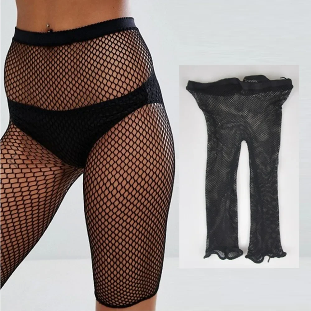 Shirt Jumpsuit Ropmers Women's Fishnet Mesh Half Legging Shorts Sexy High Waist See Through Stockings for Cycling
Shirt Jumpsuit Ropmers Women's Fishnet Mesh Half Legging Shorts Sexy High Waist See Through Stockings for Cycling