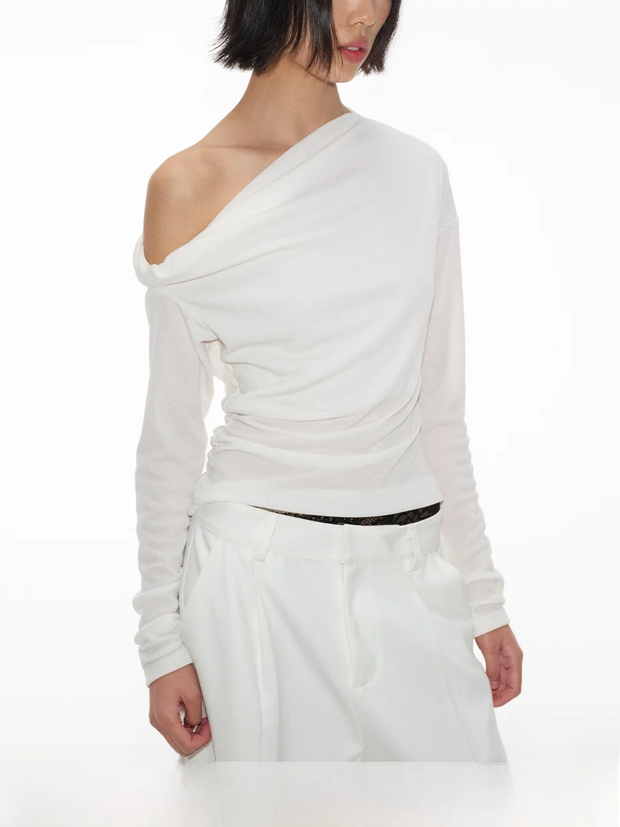 Женская футболка JCAESAR с длинным рукавом, приталенная, с плиссированной талией и драпировкой, из полиэстера
Женская футболка JCAESAR с длинным рукавом, приталенная, с плиссированной талией и драпировкой, из полиэстера