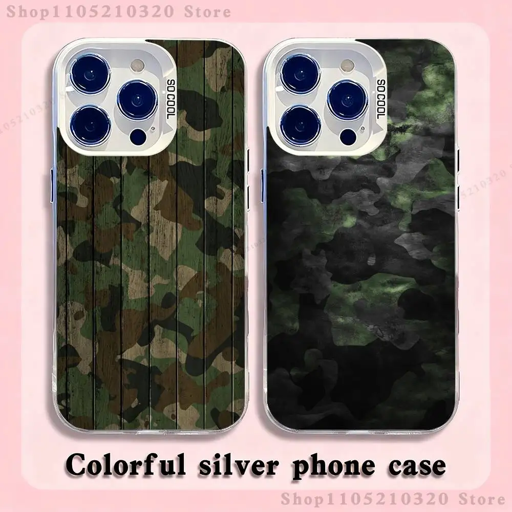 Military Pattern Camouflage Phone Case For iPhone 17,16,15,14,13,12,11,Mini,Pro,E,MAX White Matte Silicone Whtie Cover
Military Pattern Camouflage Phone Case For iPhone 17,16,15,14,13,12,11,Mini,Pro,E,MAX White Matte Silicone Whtie Cover