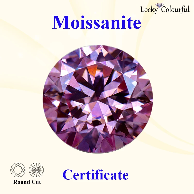 Moissanite Round Shape Beads VVS1 Sakura Pink Color for Charms DIY Jewelry Making Rings Necklace Materials with GRA Certificate
Moissanite Round Shape Beads VVS1 Sakura Pink Color for Charms DIY Jewelry Making Rings Necklace Materials with GRA Certificate