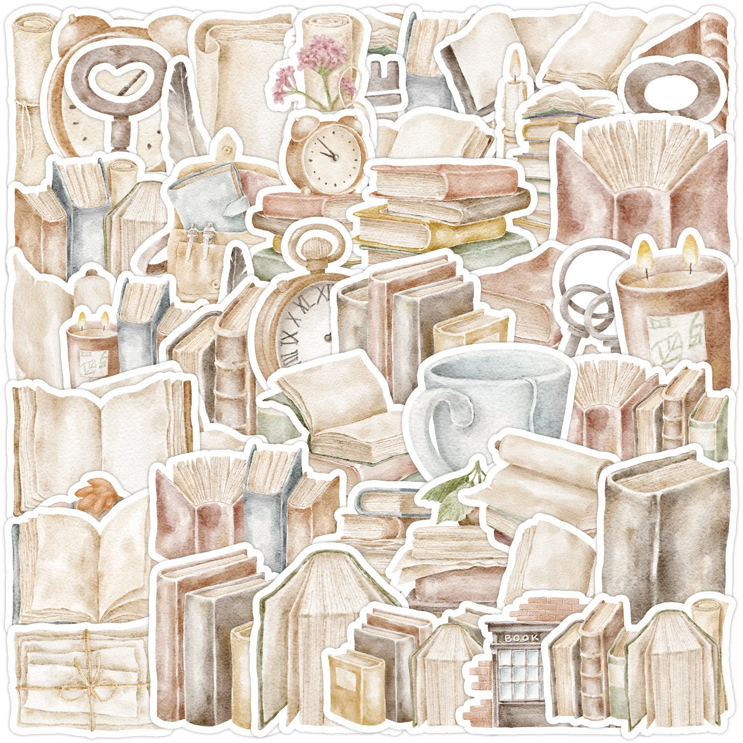 10/50pcs Vintage Watercolor Books Stickers Aesthetic Graffiti Decals Laptop Phone Luggage Skateboard Waterproof Sticker Kid Toy
10/50pcs Vintage Watercolor Books Stickers Aesthetic Graffiti Decals Laptop Phone Luggage Skateboard Waterproof Sticker Kid Toy