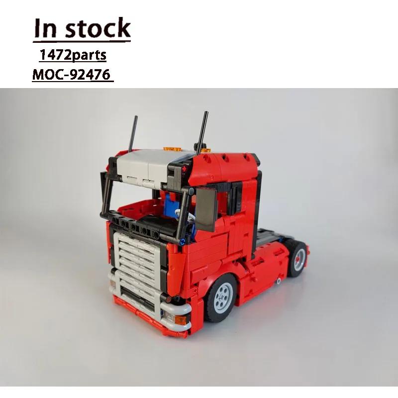 MOC-92476 New Cargo Transport Trailer Building Block Model, 1472 Parts, Creative Toy Gift for Boys, Kids' Birthday and Christmas
MOC-92476 New Cargo Transport Trailer Building Block Model, 1472 Parts, Creative Toy Gift for Boys, Kids' Birthday and Christmas