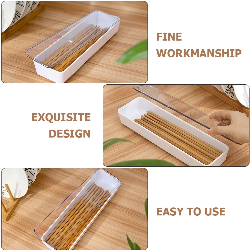 Chopsticks Storage Box Plastic Tableware ganizer Waterproof Dustproof Kitchen Silverware Container Utensils Holder
Chopsticks Storage Box Plastic Tableware ganizer Waterproof Dustproof Kitchen Silverware Container Utensils Holder