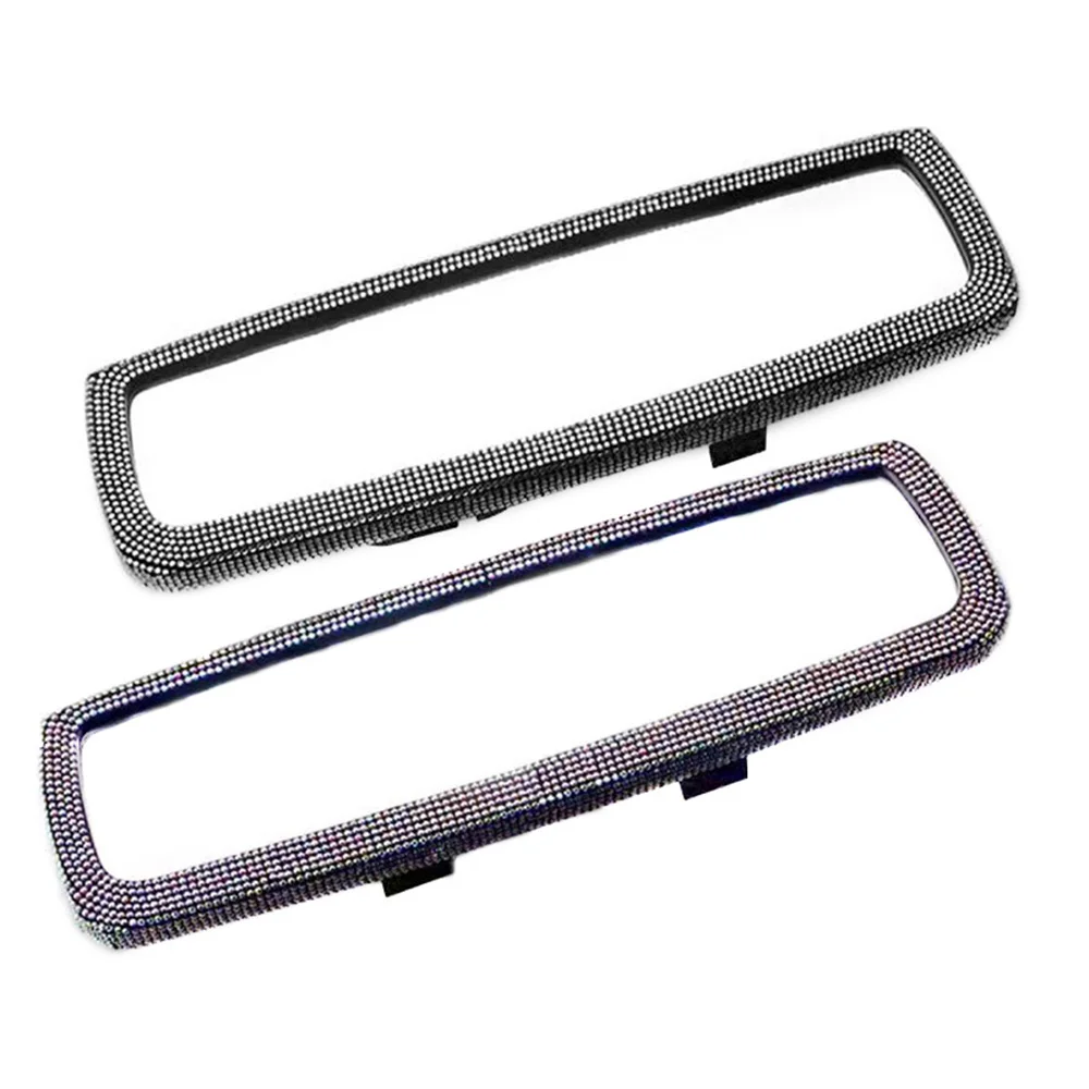 Rhinestone Car Rear View Mirror With HD Glass White Colored Cute Car Accessories For Women
Rhinestone Car Rear View Mirror With HD Glass White Colored Cute Car Accessories For Women