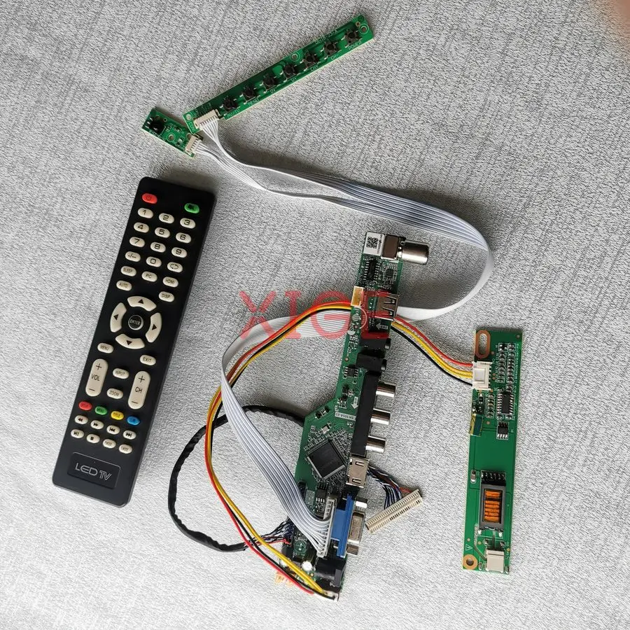 Плата контроллера экрана подходит для B156XW01 CLAA156WA01A LP156WH1 M156NWR1 1-CCFL USB + AV + VGA + HDMI 30-контактный LVDS 1366x768 комплект DIY
Плата контроллера экрана подходит для B156XW01 CLAA156WA01A LP156WH1 M156NWR1 1-CCFL USB + AV + VGA + HDMI 30-контактный LVDS 1366x768 комплект DIY