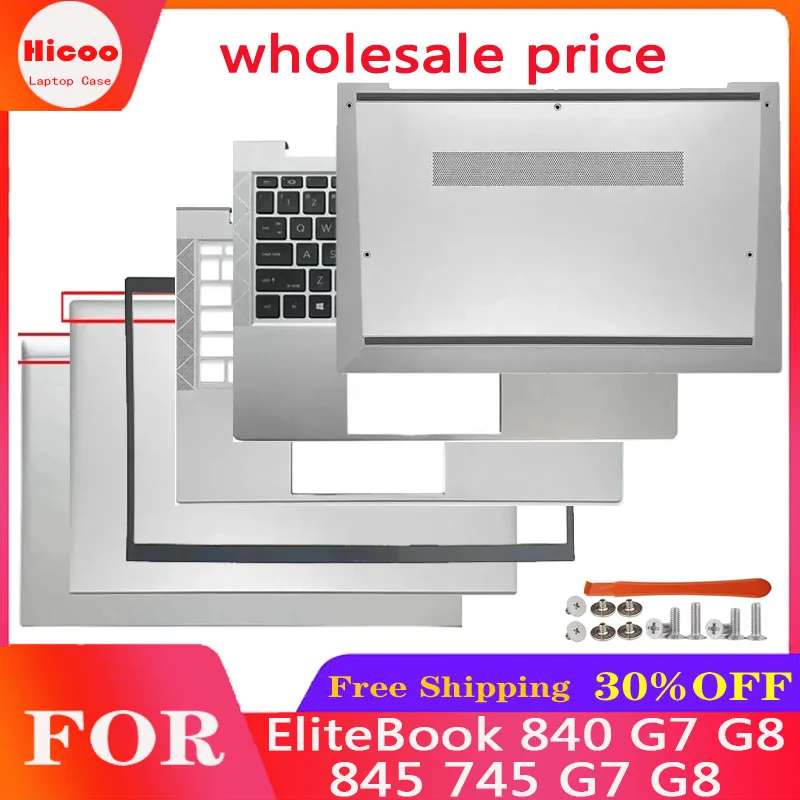 New For HP EliteBook 840 G7 G8 845 745 G7 G8 Laptop LCD Rear Cover/Front Frame/Palm Pad/Bottom Cover/hinges/Keyboard/Top Cover
New For HP EliteBook 840 G7 G8 845 745 G7 G8 Laptop LCD Rear Cover/Front Frame/Palm Pad/Bottom Cover/hinges/Keyboard/Top Cover