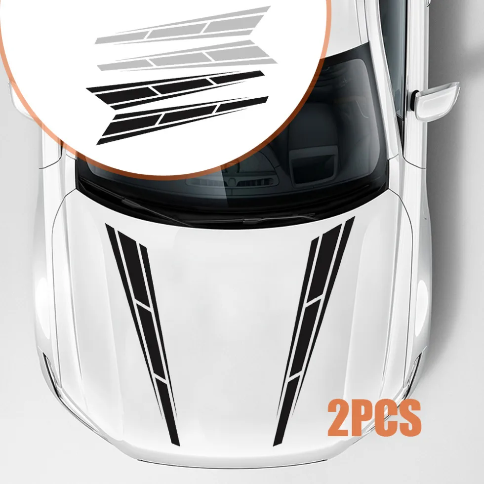 2pcs Car Body Front Decor Stickers Black/White Universal Auto Racing Stripe Graphics Styling Decorative Decal Accessories
2pcs Car Body Front Decor Stickers Black/White Universal Auto Racing Stripe Graphics Styling Decorative Decal Accessories