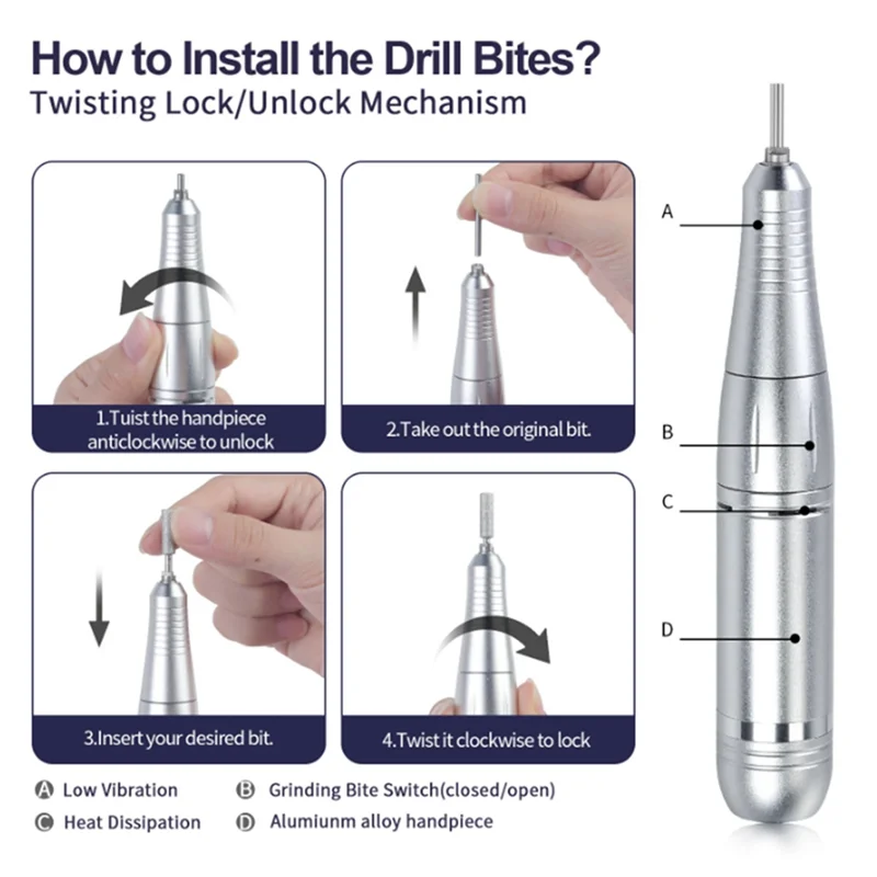 J1UL1N Nail Lamp V3 Grinder 2-In-1 45000 High Speed Nail Polisher Nail Salon Nail Baking Lamp
J1UL1N Nail Lamp V3 Grinder 2-In-1 45000 High Speed Nail Polisher Nail Salon Nail Baking Lamp