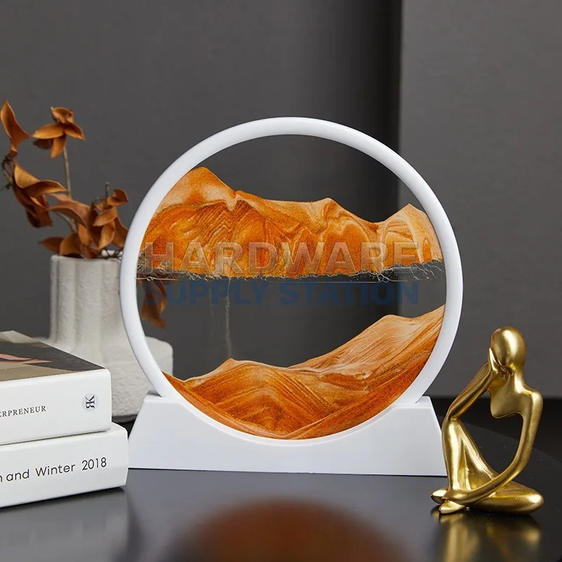 Manual 360 degree rotation of study, office and home furnishings, 3D flowing sand painting to relieve stress
Manual 360 degree rotation of study, office and home furnishings, 3D flowing sand painting to relieve stress