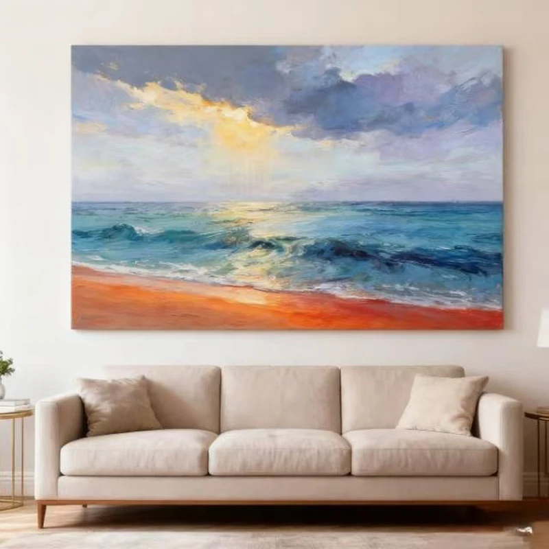 100% ручная роспись абстрактная картина маслом с морской волной на холсте, современная текстура, художественный постер с морским пейзажем, настенная картина, украшение дома
100% ручная роспись абстрактная картина маслом с морской волной на холсте, современная текстура, художественный постер с морским пейзажем, настенная картина, украшение дома